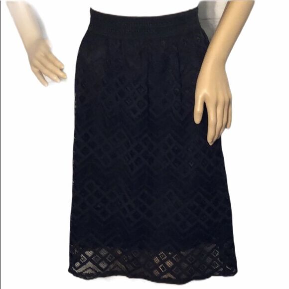 Joe B by Joe Benbasset Lace Overlay A-line Skirt Juniors XL - Picture 1 of 8